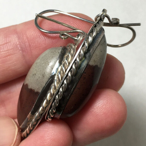 Shiva Lingam Stone Earrings - Image 2